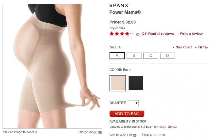 Модели утягивающего белья для будущих мам - Блог Бандерольки, рис. 7 Spanx 12